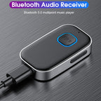 J22 Bluetooth 5.0 Audio Transmitter Receiver 3.5mm Audio AUX Adapter, J22 Bluetooth 5.0