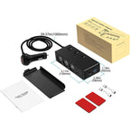 TR30 QC 3.0 Multifunctional 3 Cigarette Lighter  High Power Car Charger, TR30