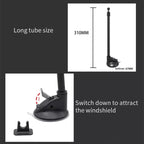 A190+X35 Car Phone Holder Windshield Sucker Mount Bendable Long Arm Stand, A190+X35