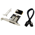 ST7243 MiniPCI-E Dual Interface Fiber Gigabit Fiber Optic SFP Server Network Card, MiniPCI-E Dual Interface