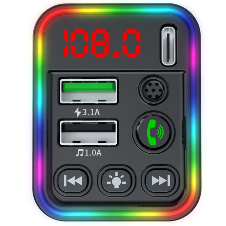 F19 Fast Charging Dual USB Blue Tooth Transmisor  Car Mp3 Player, F19