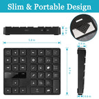 MC-533 Bluetooth 5.0 Painting Keyboard 35 keys Keypad Wireless Digital keyboard, MC-533