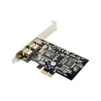ST21 PCI-E X1 FireWire VT6308 1394A 2+1 Video Capture Card, ST21