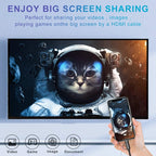2-in-1 USB C Micro USB, Android Weton MHL to TV HDMI Adapter 1080P HD HDTV Mirroring & Charging Cable, to TV Projector Monitor