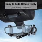 H03 Car Rearview Mirror Mobile Phone Holder 360 Rotation Foldable, H03