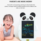 HYD-8511 Cartoon Kids LCD ABS Graffiti Drawing Colorful Hands Writing Board, Panda