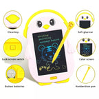 HYD-8511 Cartoon Kids LCD ABS Graffiti Drawing Colorful Hands Writing Board, Chick