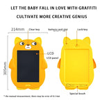 HYD-8511 Cartoon KIds LCD ABS Graffiti Drawing Colorful Hands Writing Board, Cat,