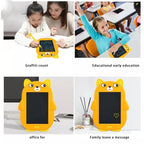 HYD-8511 Cartoon KIds LCD ABS Graffiti Drawing Colorful Hands Writing Board, Cat,