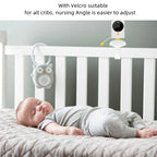 855P 2.4 inch Home Wireless Yellow Baby Monitor with Baby Surveillance Camera, 855P