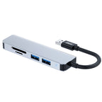 ENKAY Hat-Prince 5 in 1 Docking Station Adapter HUB SD/TF Card Reader, USB 3.0, Type-C
