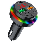 PDF15 FM Transmitter Bluetooth 5.0 Handsfree Car Kit Audio MP3 Player, PDF15