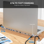 JUNSUNMAY 11 in 1 Multifunctional USB C Hub Docking Station Adapter SD/TF Card Reader, JSM-HUB021