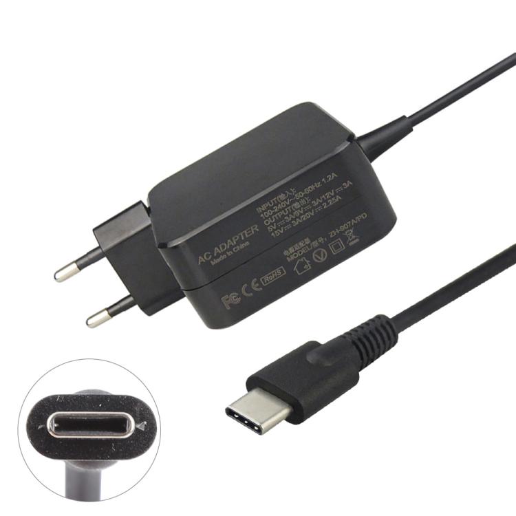 For Dell / HP / Xiaomi 45W Charger Type-c Super Fast Charging Source Adapter, UK Plug