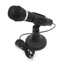 K-307 3.5mm Home Stereo MIC Computer Desktop Chatting Gaming Microphone with Stand, K-307