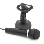 K-307 3.5mm Home Stereo MIC Computer Desktop Chatting Gaming Microphone with Stand, K-307