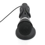 K-307 3.5mm Home Stereo MIC Computer Desktop Chatting Gaming Microphone with Stand, K-307