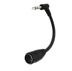 JUNSUNMAY 6.35mm 1/4 inch Male to Female 5 Pin MIDI Audio Stero Adapter, Cable Length: 20cm, Cable Length: 20cm