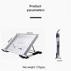 P2 Laptop Mount Vertical 5 Levels Riser Desk Computer Stand, P2