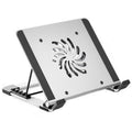 P3 Adjustable Aluminum Foldable Portable Laptop Notebook Fan Stand Bracket, P3