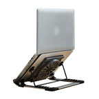 P3 Adjustable Aluminum Foldable Portable Laptop Notebook Fan Stand Bracket, P3