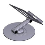 P4 360 Degrees Rotating Aluminum Metal Riser Tablet Laptop PC Stand Holder, P4