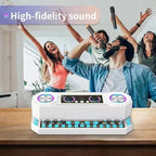X20 Multifunction Singing Sound Card Audio Machine Square Dance Karaoke Wireless Bluetooth Speaker, X20