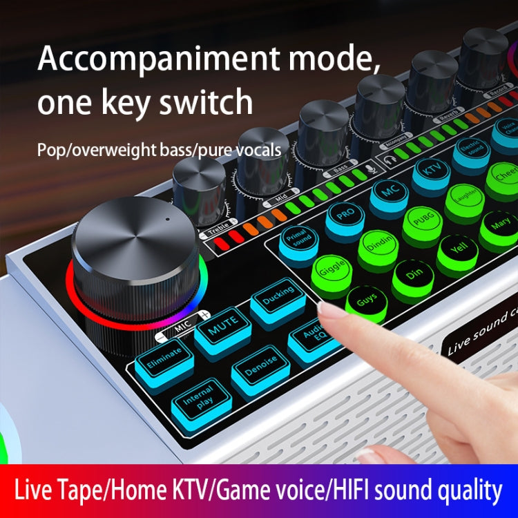SY6 Home Live Broadcast Sound Card Multifunctional Wireless Bluetooth Speakers Portable All-in-one Machine Equipment, SY6