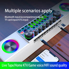 SY6 Home Live Broadcast Sound Card Multifunctional Wireless Bluetooth Speakers Portable All-in-one Machine Equipment, SY6