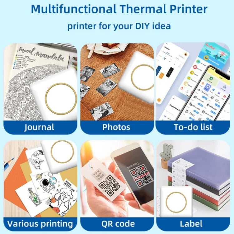 C20 Portable Multifunction Mini Printer Support OCR Text Scanning, C20