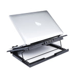 S100 One Fan Adjustable Height Dual USB Ports Laptop Cooling Pad, S100