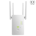 U6 5Ghz Wireless WiFi Repeater 1200Mbps Router Wifi Booster 2.4G Long Range Extender, US Plug, EU Plug