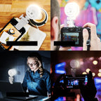 K-36 LED Mini Flash Light Phone Lens Clip Selfie Fill Lamp, K-36
