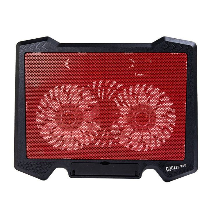 S200 Dual Silent Cooling Fan Portable Slim Notebook Cooling Pad for Laptop, S200
