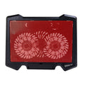 S200 Dual Silent Cooling Fan Portable Slim Notebook Cooling Pad for Laptop, S200
