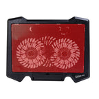 S200 Dual Silent Cooling Fan Portable Slim Notebook Cooling Pad for Laptop, S200
