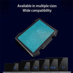 S200 Dual Silent Cooling Fan Portable Slim Notebook Cooling Pad for Laptop, S200
