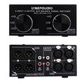 3 Input To 3 Output Fully Balanced XLR Signal Passive Stereo Selector Switch Switcher, B033