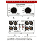 3 Input To 3 Output Fully Balanced XLR Signal Passive Stereo Selector Switch Switcher, B033