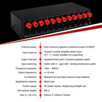 3 Input 3 Output Power Amplifier And Speaker Switcher Speaker Switch Splitter Comparator, B036