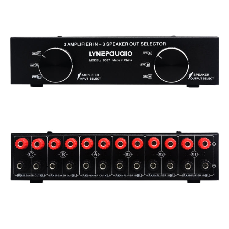 3 Input 3 Output Power Amplifier And Speaker Switcher Speaker Switch Splitter Comparator 300W Per Channel Without Loss Of Sound Quality, B037