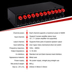 3 Input 3 Output Power Amplifier And Speaker Switcher Speaker Switch Splitter Comparator 300W Per Channel Without Loss Of Sound Quality, B037