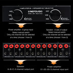 3 Input 3 Output Power Amplifier And Speaker Switcher Speaker Switch Splitter Comparator 300W Per Channel Without Loss Of Sound Quality, B037
