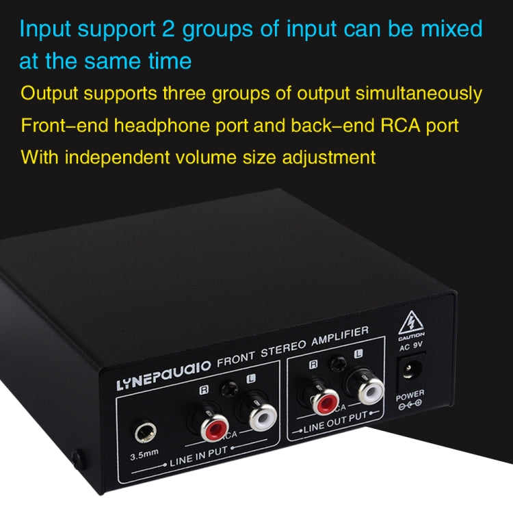 Pre-Stereo Signal Amplifier Volume Booster Headphones Active Speaker Preamp Audio Amplifier, B022