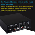 Pre-Stereo Signal Amplifier Volume Booster Headphones Active Speaker Preamp Audio Amplifier, B022