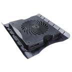 883 Game Work Laptop Router Heat Dissipation Stand with LED Light Fan, 883