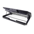 N11 USB Port 8-Gear Adjustable Height Dual Mute Fan Desktop Laptop Cooling Stand, N11