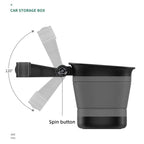 L65 Car Can Be Contraction And Expanded And Storing Car Vanity Mirror Car Storage Box