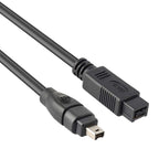 JUNSUNMAY FireWire High Speed Premium DV 800 9 Pin Male To FireWire 400 4 Pin Male IEEE 1394 Cable, 1.8m, 3m, 4.5m