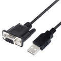 JUNSUNMAY 6 Feet RS232 DB9 Female to USB 2.0 Cable Only Use for Programmable Logic Controller, 1.8m